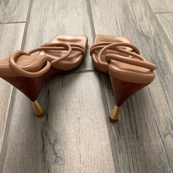 Gia Gold Strappy Heel main image 1